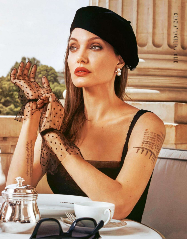 Анджелина Джоли в журнале Grazia