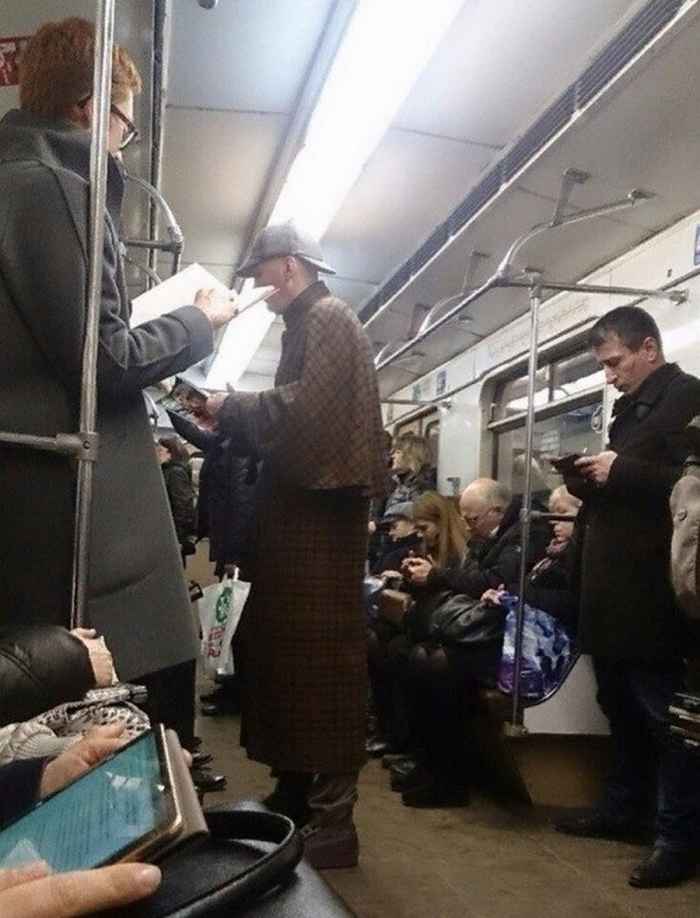 Фото приколы и юмор из российского метро