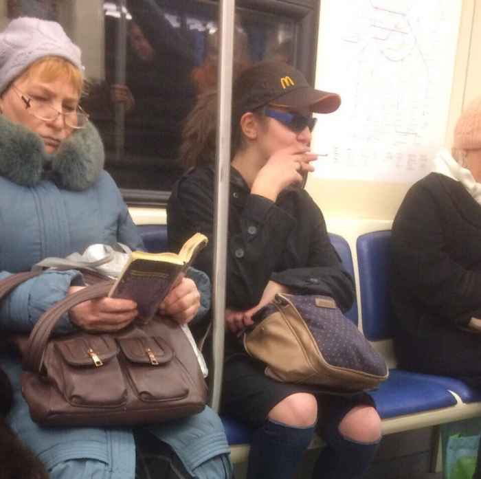 Фото приколы и юмор из российского метро