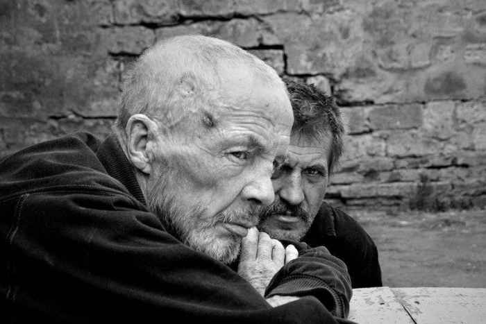 Черно-белые фотографии Степана Рудик, из психиатрической больницы