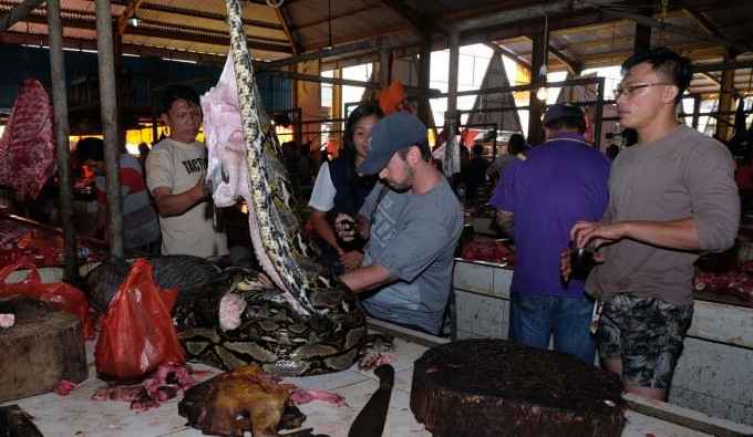Шокирующие фотографии с индонезийского влажный рынока во время COVID-19