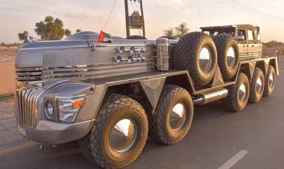 Десятиколесный автомобиль для шейха из Дубай