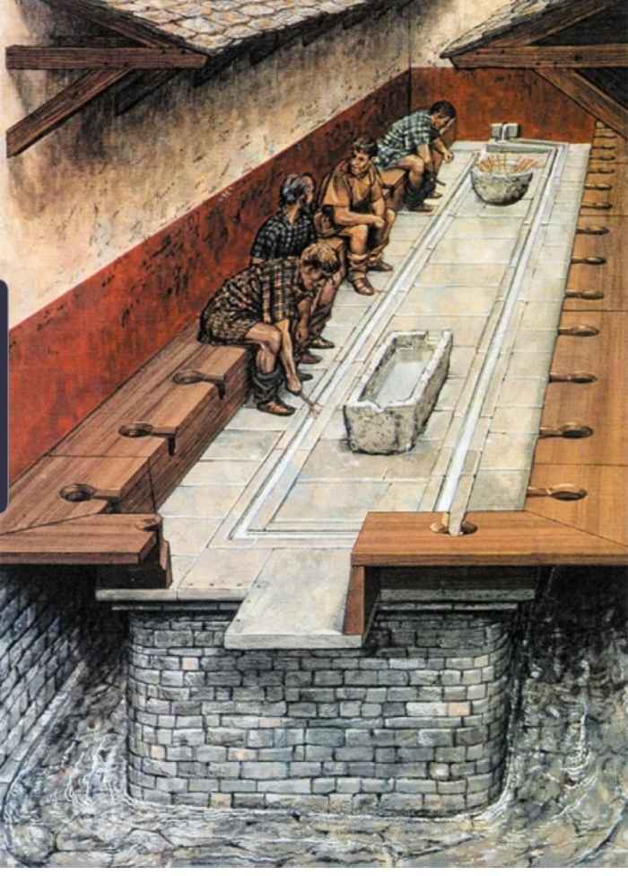 Интересные факты о римских, общественных туалетах