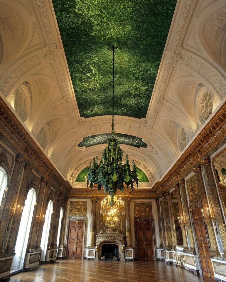 Оригинальный потолок в Королевском дворце Брюсселя