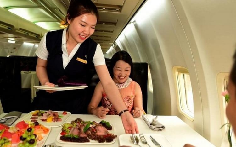 Китаец эксклюзивный ресторан из самолета (фото)